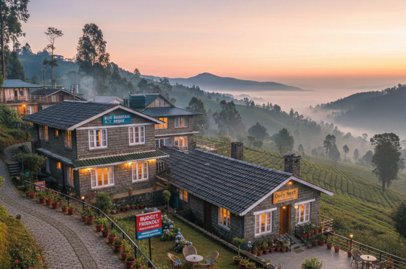 Budget Hotels in Ooty for a Comfortable Stay