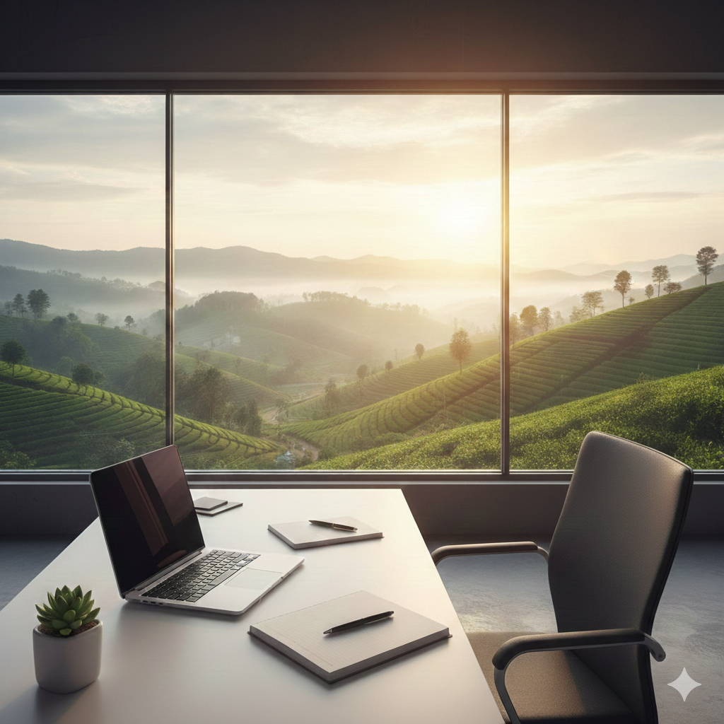 Pentoz Hotels office in Ooty managing guest services and hospitality operations