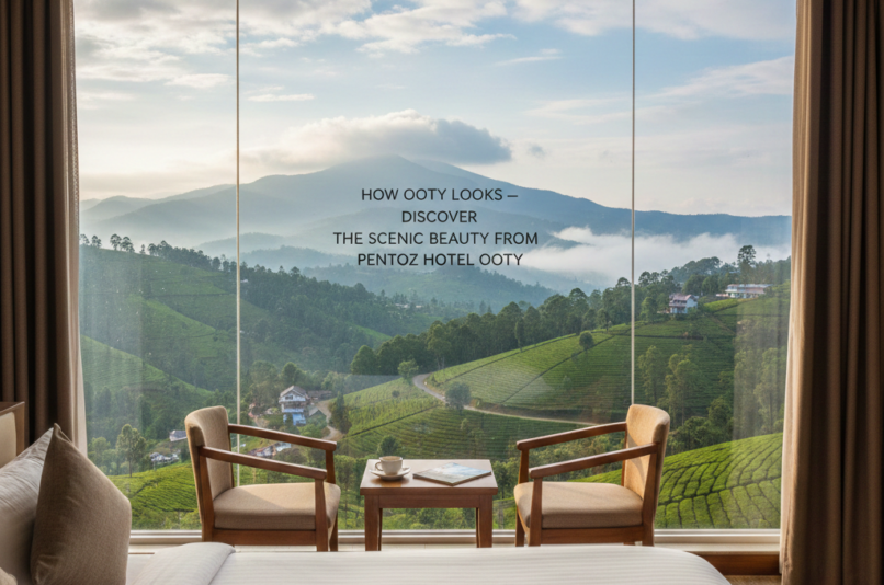 How Ooty Looks – Discover the Scenic Beauty from Pentoz Hotel Ooty