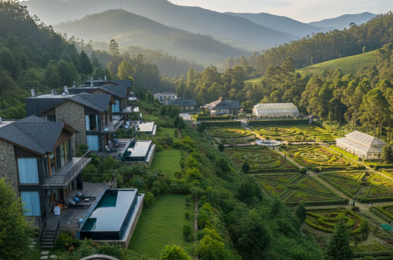 Private Villas Near Ooty Botanical Garden – Pentoz Hotels